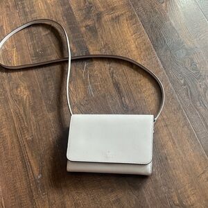 Kate Spade Light Gray Crossbody Bag